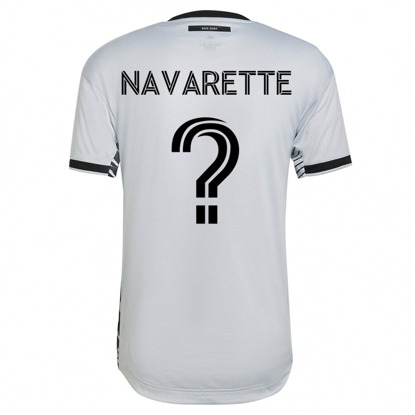 Kinderen Samuel Navarette #0 Wit Uitshirt Uittenue 2023/24 T-Shirt