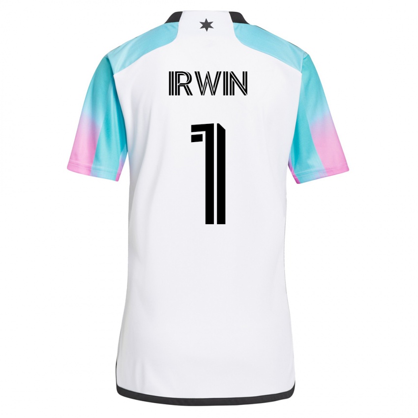 Kinderen Clint Irwin #1 Wit Uitshirt Uittenue 2023/24 T-Shirt