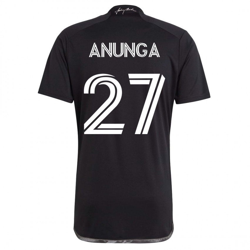 Kinderen Tah Anunga #27 Zwart Uitshirt Uittenue 2023/24 T-Shirt