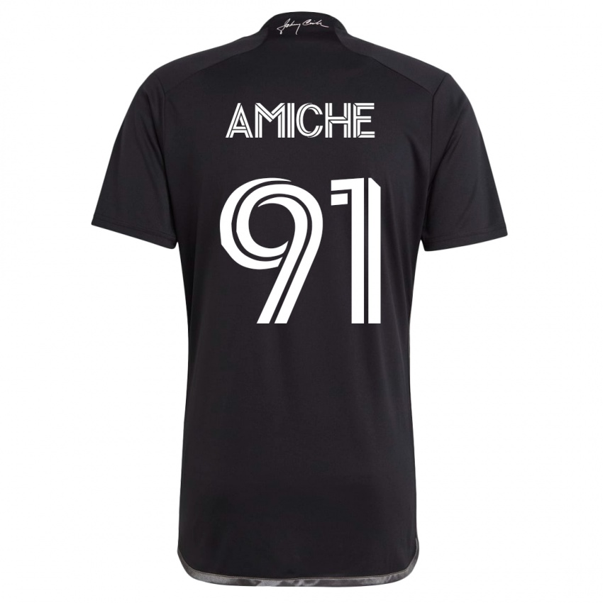 Kinderen Kemy Amiche #91 Zwart Uitshirt Uittenue 2023/24 T-Shirt