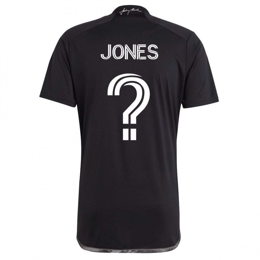 Kinderen Isaiah Jones #0 Zwart Uitshirt Uittenue 2023/24 T-Shirt