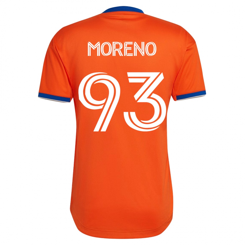 Kinderen Júnior Moreno #93 Wit Uitshirt Uittenue 2023/24 T-Shirt