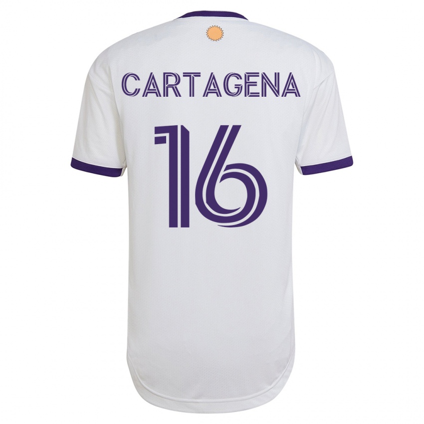 Kinderen Wilder Cartagena #16 Wit Uitshirt Uittenue 2023/24 T-Shirt