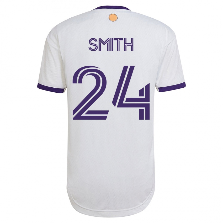 Kinderen Kyle Smith #24 Wit Uitshirt Uittenue 2023/24 T-Shirt