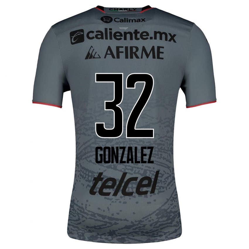 Kinderen Carlos Gonzalez #32 Grijs Uitshirt Uittenue 2023/24 T-Shirt