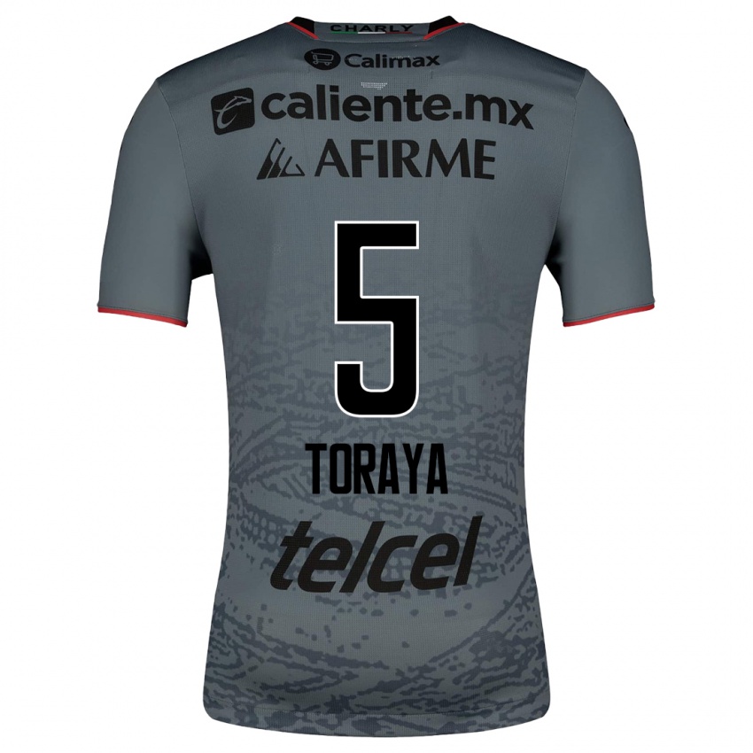 Kinderen Yadira Toraya #5 Grijs Uitshirt Uittenue 2023/24 T-Shirt