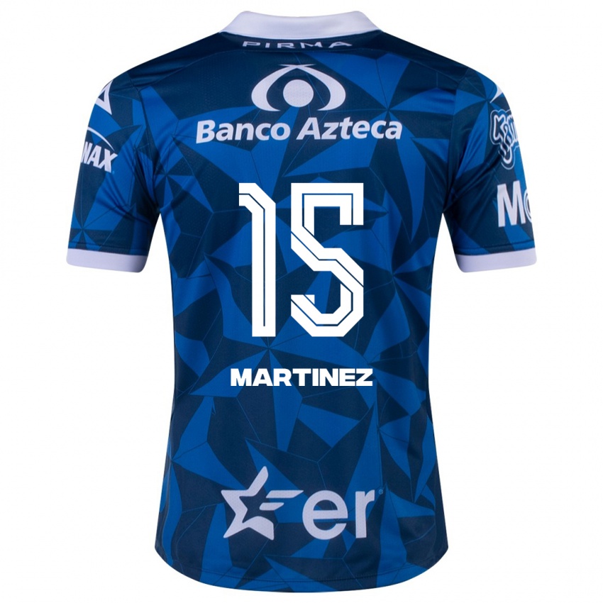 Kinderen Guillermo Martínez #15 Blauw Uitshirt Uittenue 2023/24 T-Shirt