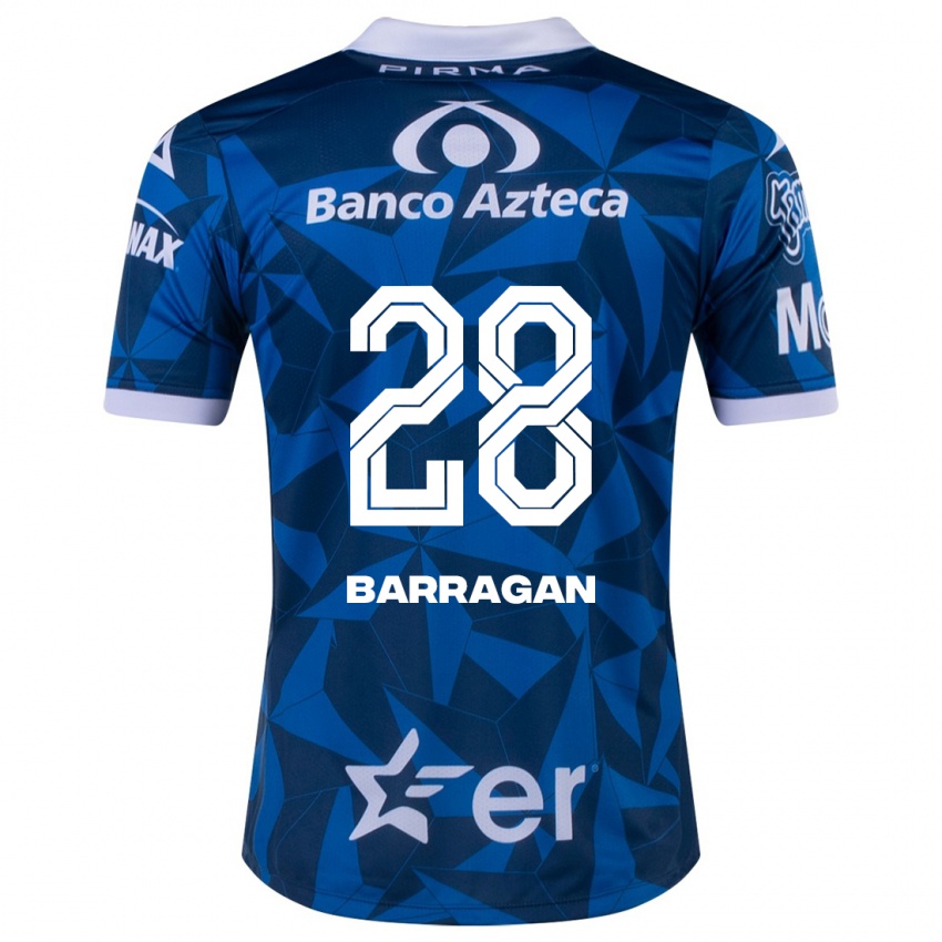 Kinderen Martín Barragán #28 Blauw Uitshirt Uittenue 2023/24 T-Shirt