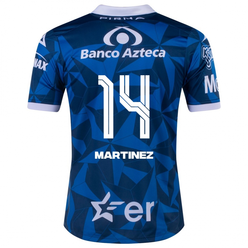 Kinderen Samantha Martínez #14 Blauw Uitshirt Uittenue 2023/24 T-Shirt