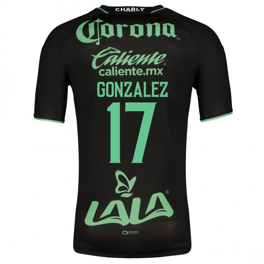 Kinderen Jair González #17 Zwart Uitshirt Uittenue 2023/24 T-Shirt