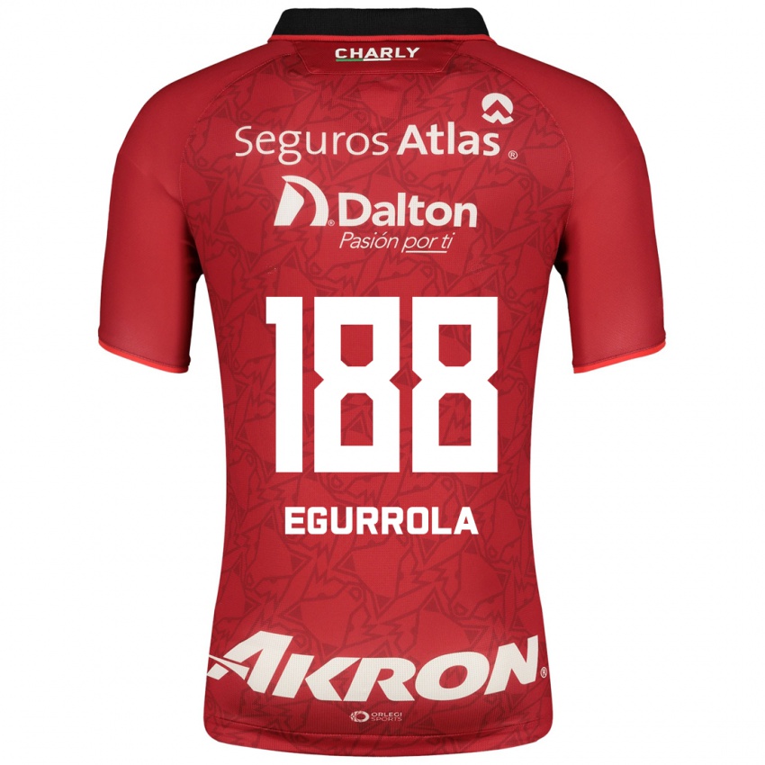 Kinderen Luis Egurrola #188 Rood Uitshirt Uittenue 2023/24 T-Shirt