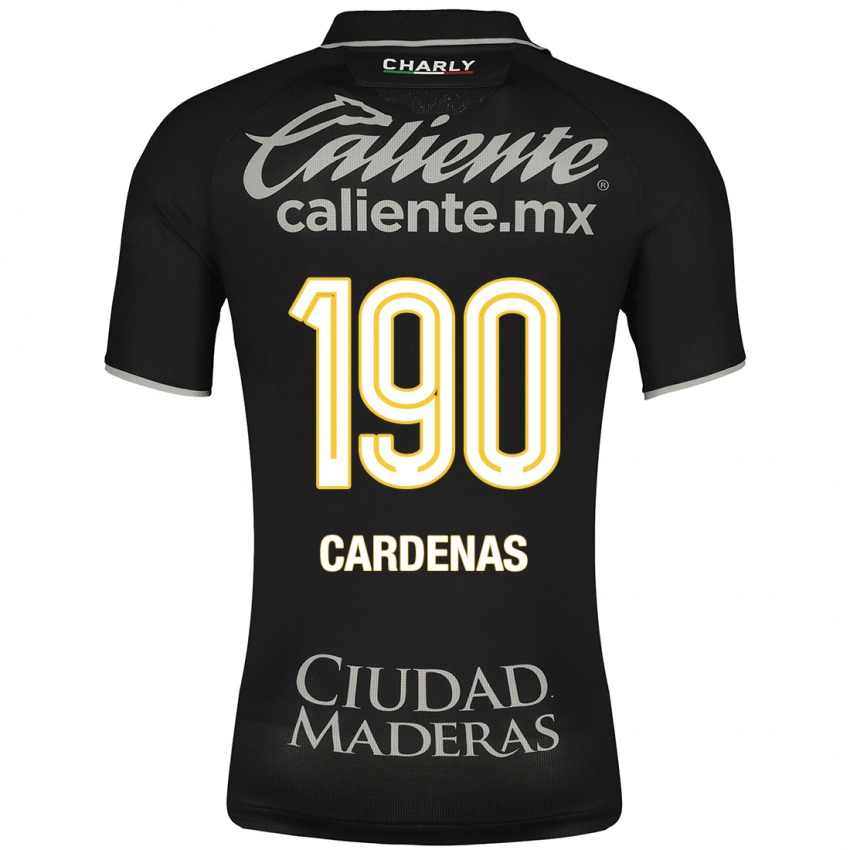 Kinderen Emilio Cárdenas #190 Zwart Uitshirt Uittenue 2023/24 T-Shirt