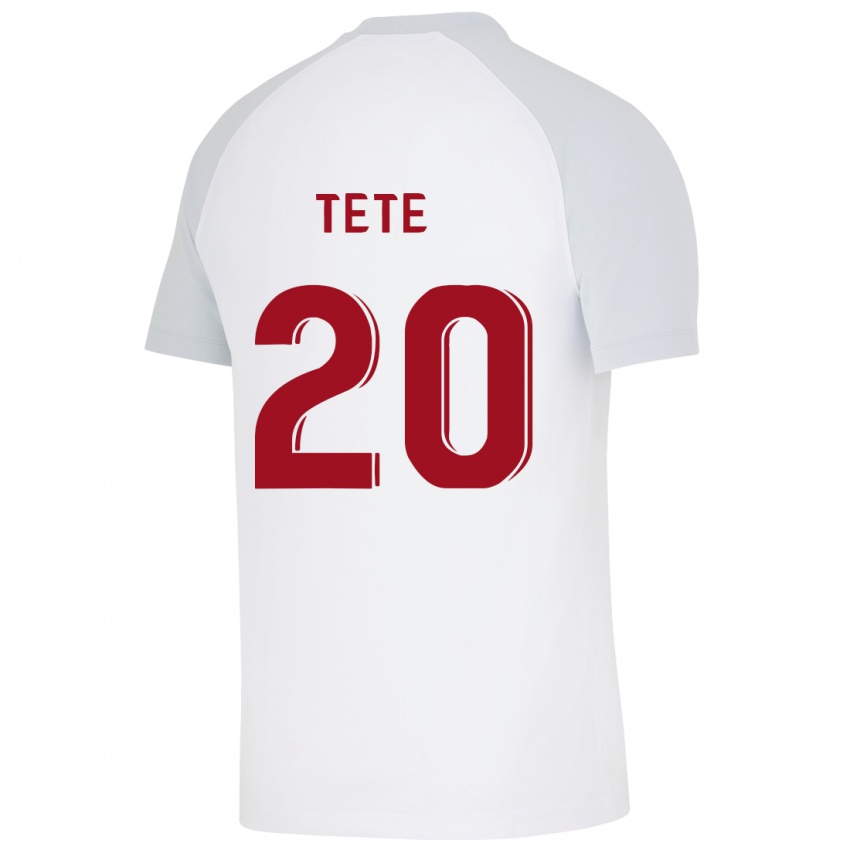 Kinderen Tete #20 Wit Uitshirt Uittenue 2023/24 T-Shirt