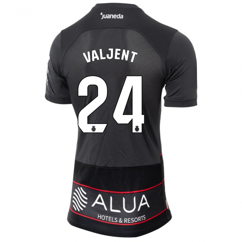 Kinderen Martin Valjent #24 Zwart Uitshirt Uittenue 2023/24 T-Shirt