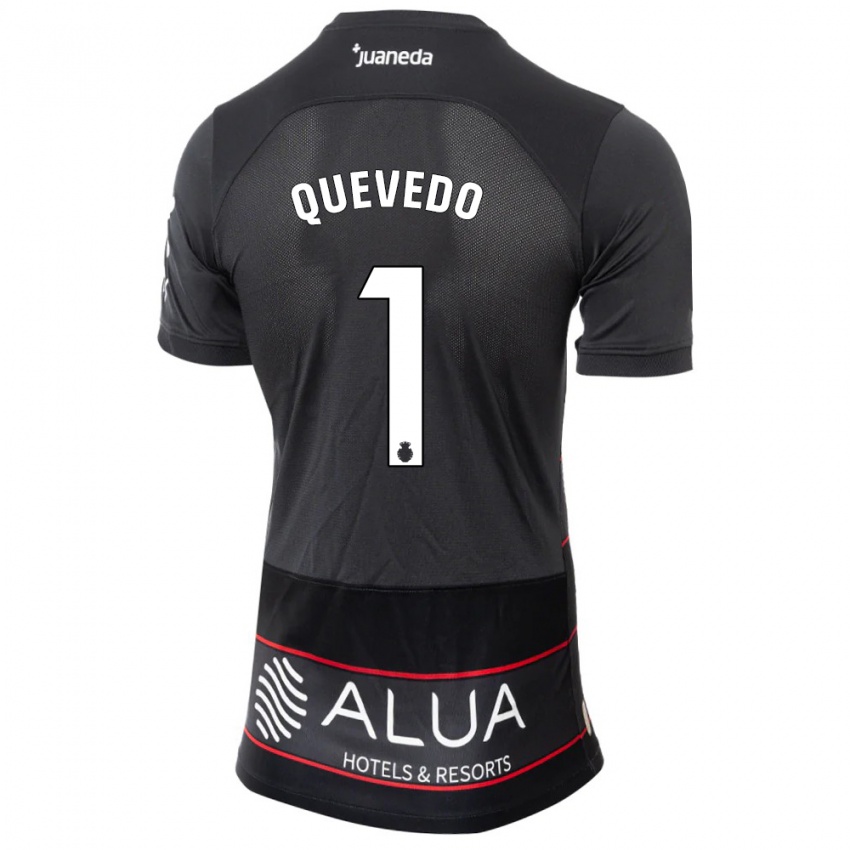 Kinderen Alex Quevedo #1 Zwart Uitshirt Uittenue 2023/24 T-Shirt