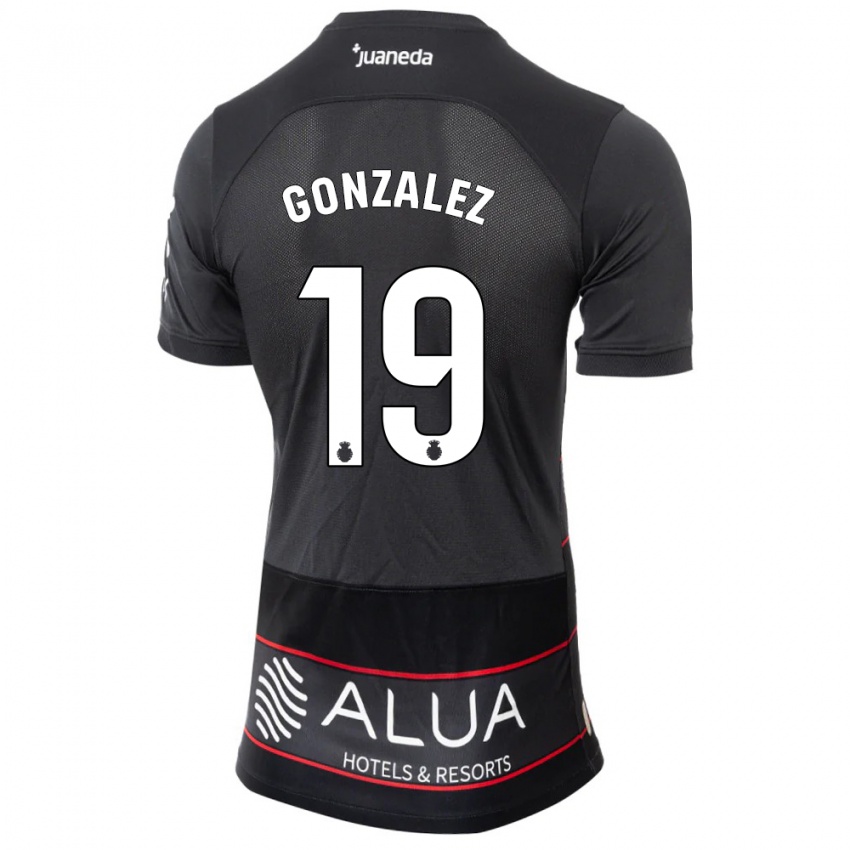 Kinderen Adrià González #19 Zwart Uitshirt Uittenue 2023/24 T-Shirt