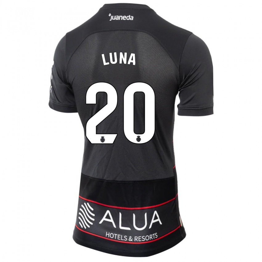 Kinderen Daniel Luna #20 Zwart Uitshirt Uittenue 2023/24 T-Shirt