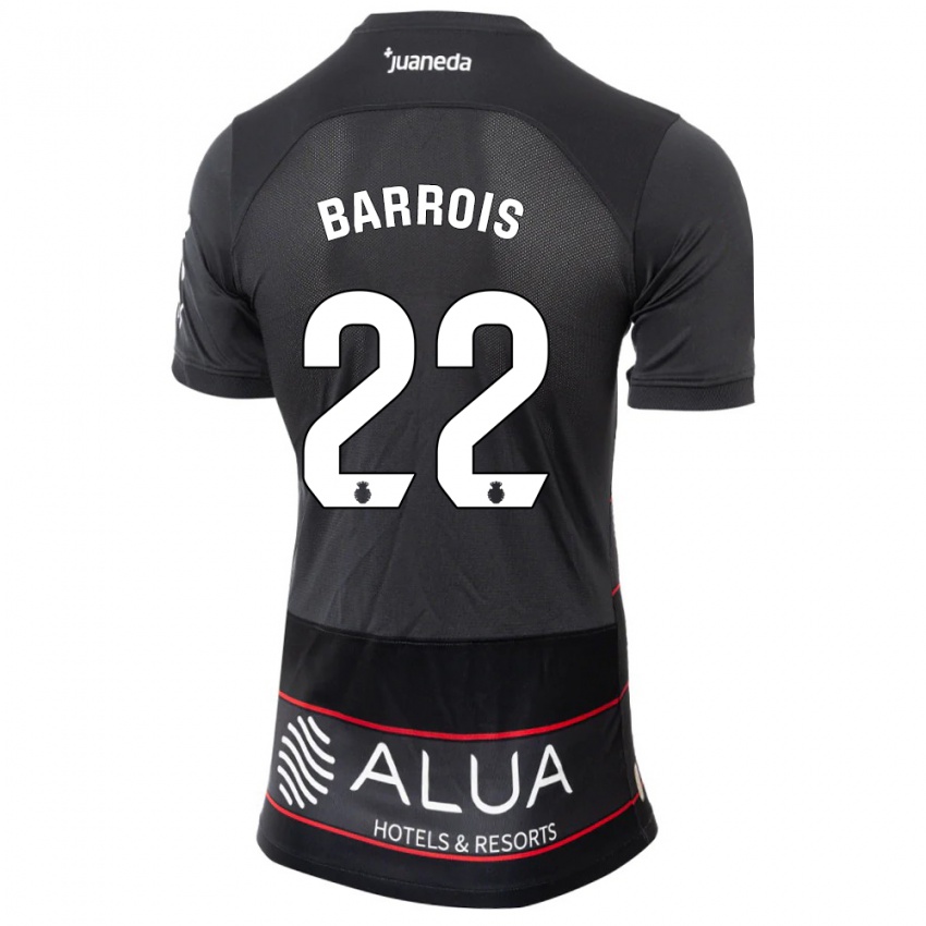 Kinderen Eliott Barrois #22 Zwart Uitshirt Uittenue 2023/24 T-Shirt