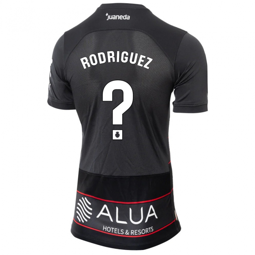 Kinderen Gabriel Rodríguez #0 Zwart Uitshirt Uittenue 2023/24 T-Shirt