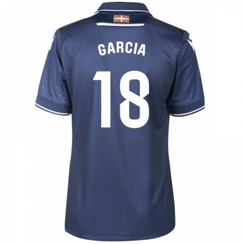 Kinderen Eder García #18 Marine Uitshirt Uittenue 2023/24 T-Shirt