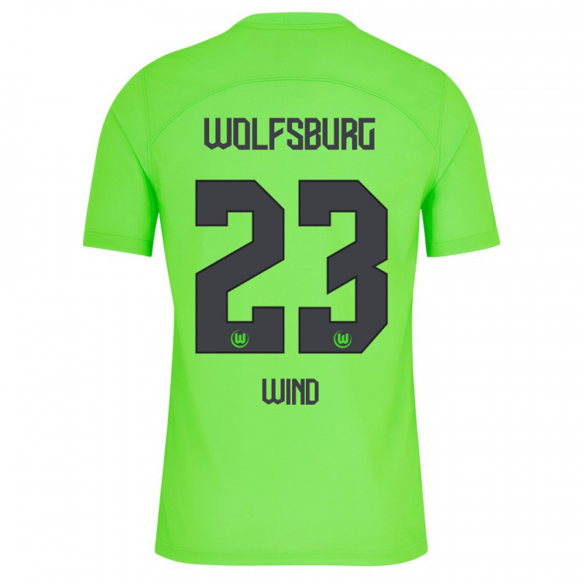 Heren Jonas Wind #23 Groente Thuisshirt Thuistenue 2023/24 T-Shirt