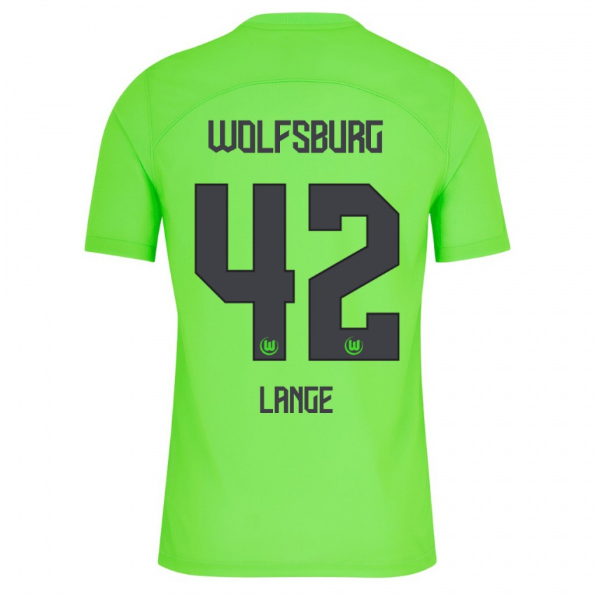 Heren Felix Lange #42 Groente Thuisshirt Thuistenue 2023/24 T-Shirt