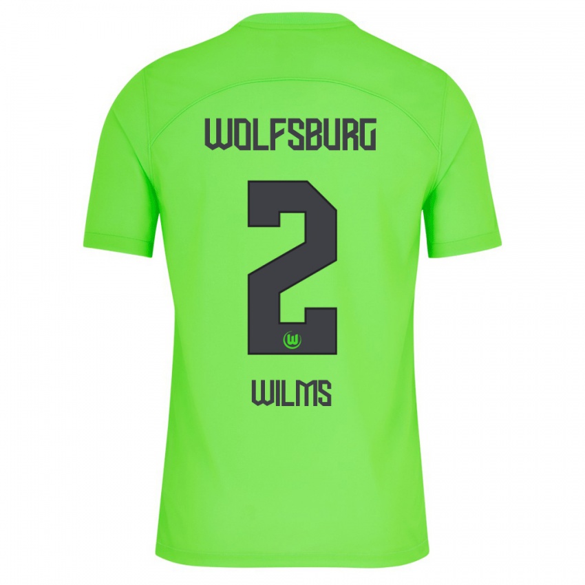 Heren Lynn Wilms #2 Groente Thuisshirt Thuistenue 2023/24 T-Shirt