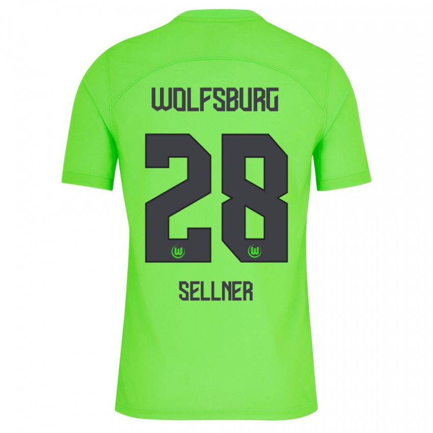 Heren Tabea Sellner #28 Groente Thuisshirt Thuistenue 2023/24 T-Shirt