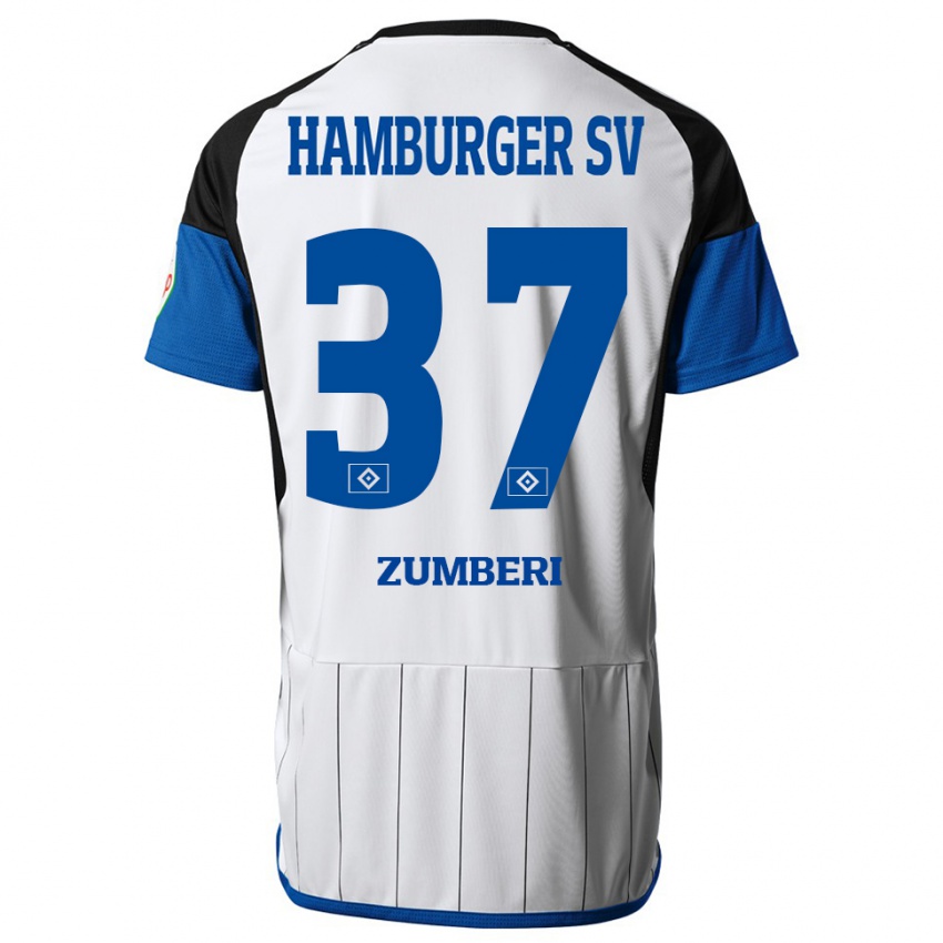 Heren Valon Zumberi #37 Wit Thuisshirt Thuistenue 2023/24 T-Shirt