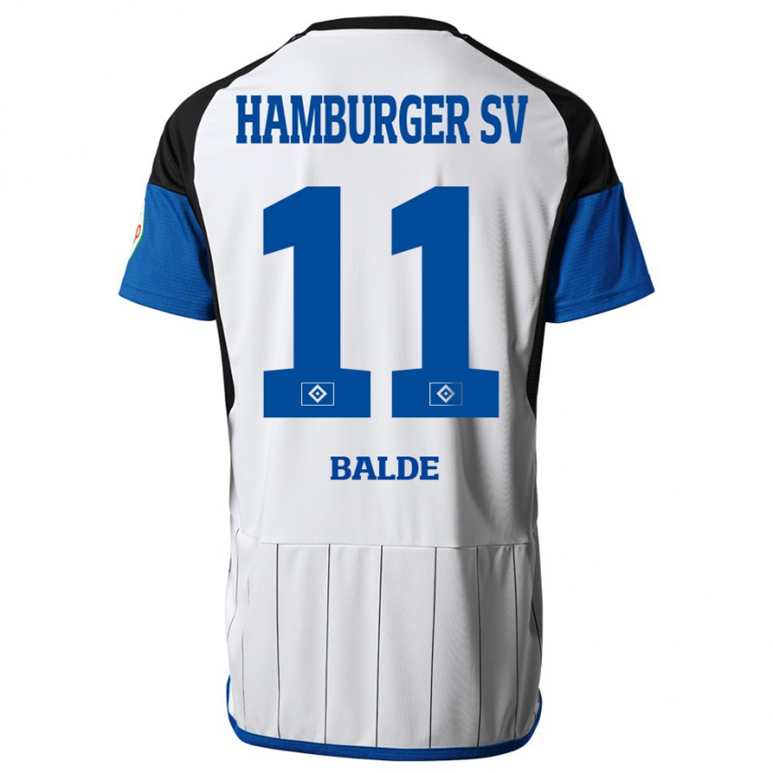 Heren Fabio Baldé #11 Wit Thuisshirt Thuistenue 2023/24 T-Shirt