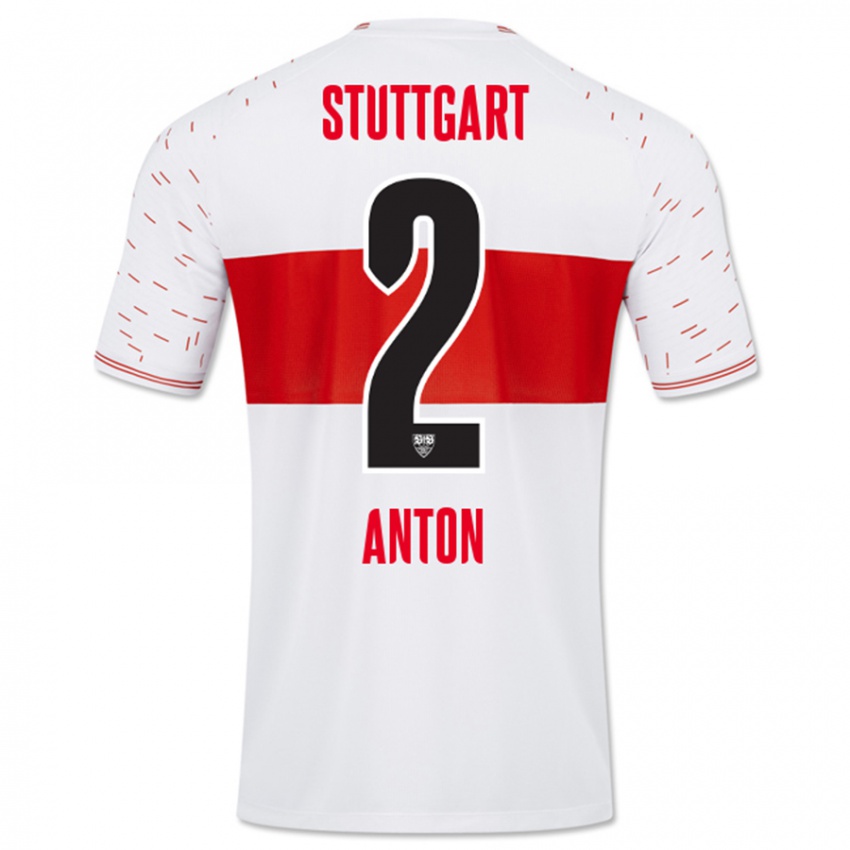 Heren Waldemar Anton #2 Wit Thuisshirt Thuistenue 2023/24 T-Shirt