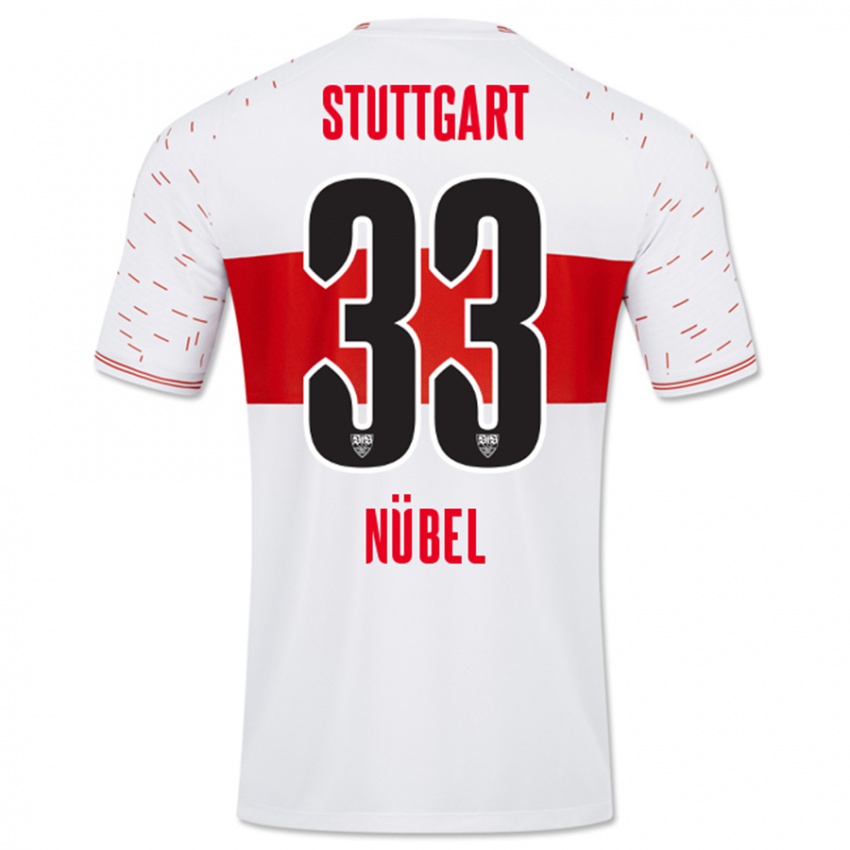 Heren Alexander Nübel #33 Wit Thuisshirt Thuistenue 2023/24 T-Shirt
