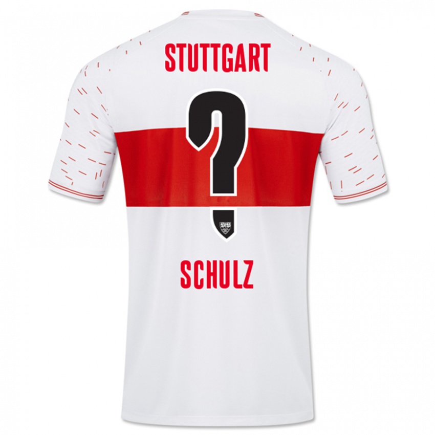 Heren Tim Schulz #0 Wit Thuisshirt Thuistenue 2023/24 T-Shirt
