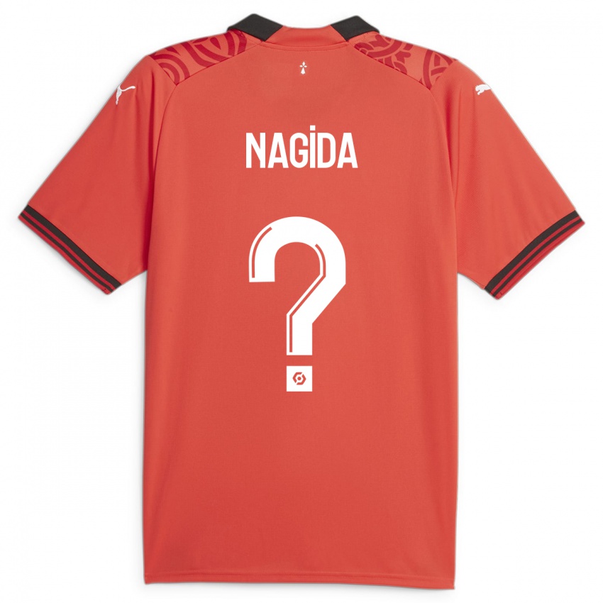 Heren Mahamadou Nagida #0 Rood Thuisshirt Thuistenue 2023/24 T-Shirt