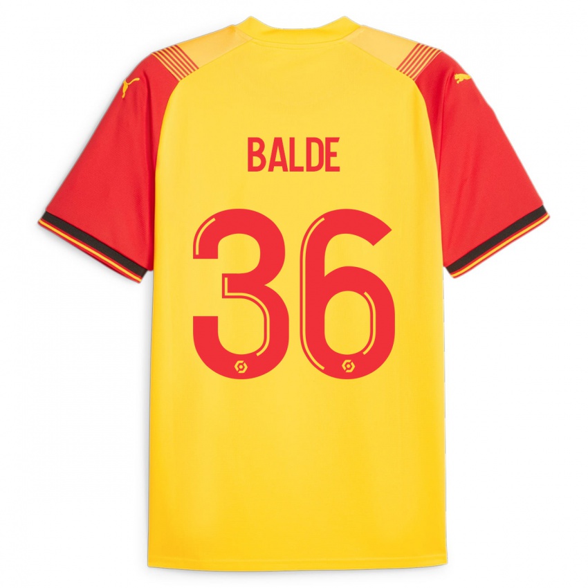 Heren Ibrahima Baldé #36 Geel Thuisshirt Thuistenue 2023/24 T-Shirt