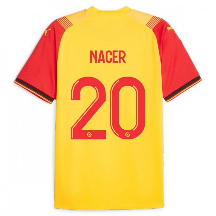 Heren Myriem Nacer #20 Geel Thuisshirt Thuistenue 2023/24 T-Shirt