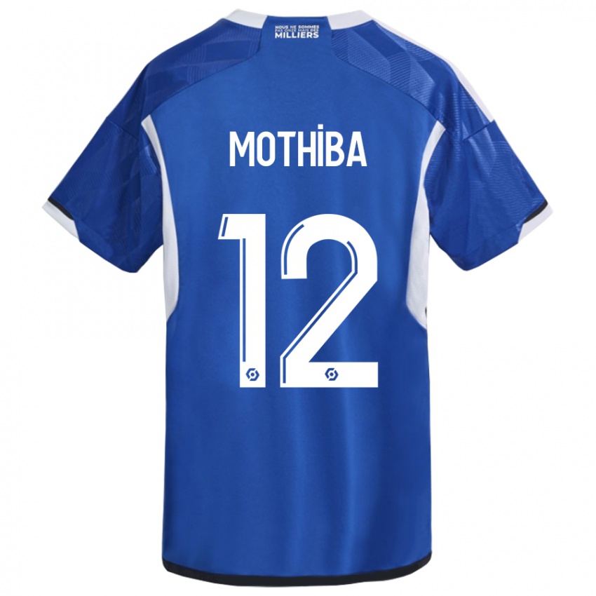 Heren Lebo Mothiba #12 Blauw Thuisshirt Thuistenue 2023/24 T-Shirt