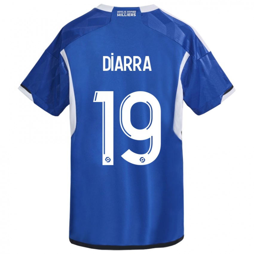 Heren Habib Diarra #19 Blauw Thuisshirt Thuistenue 2023/24 T-Shirt