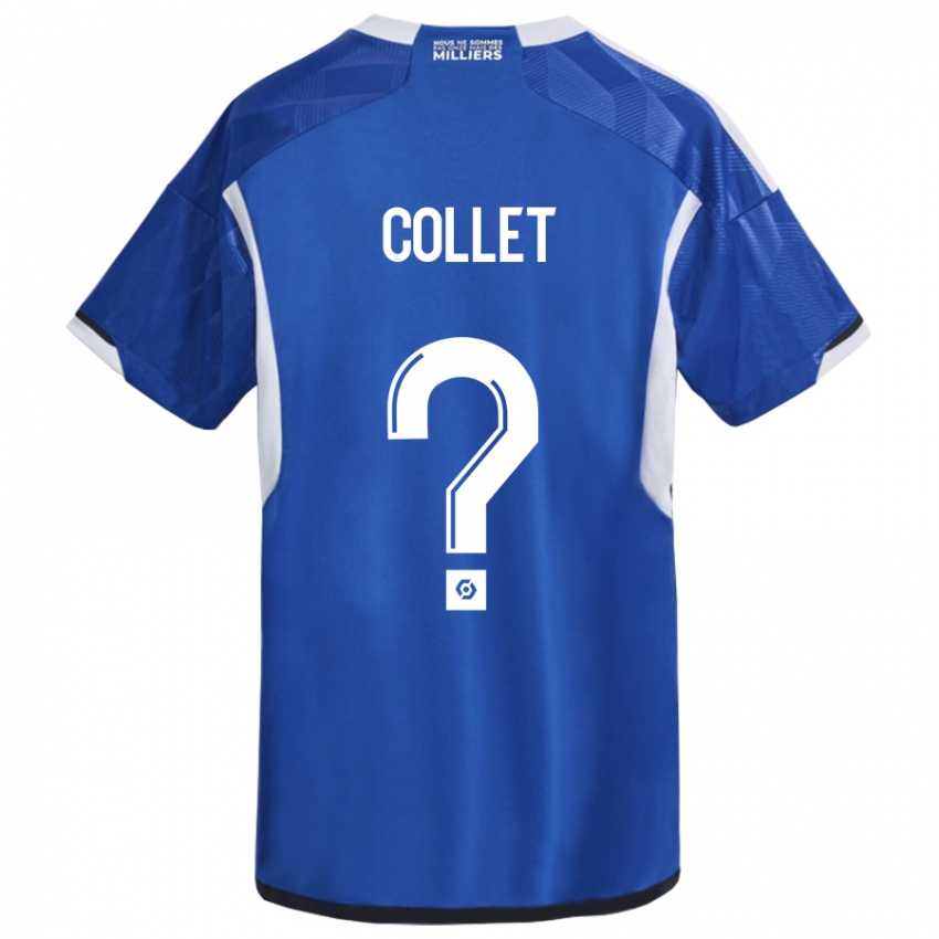 Heren Arthur Tirard Collet #0 Blauw Thuisshirt Thuistenue 2023/24 T-Shirt