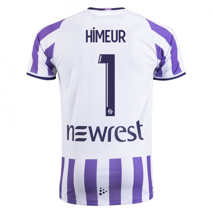 Heren Thomas Himeur #1 Wit Thuisshirt Thuistenue 2023/24 T-Shirt