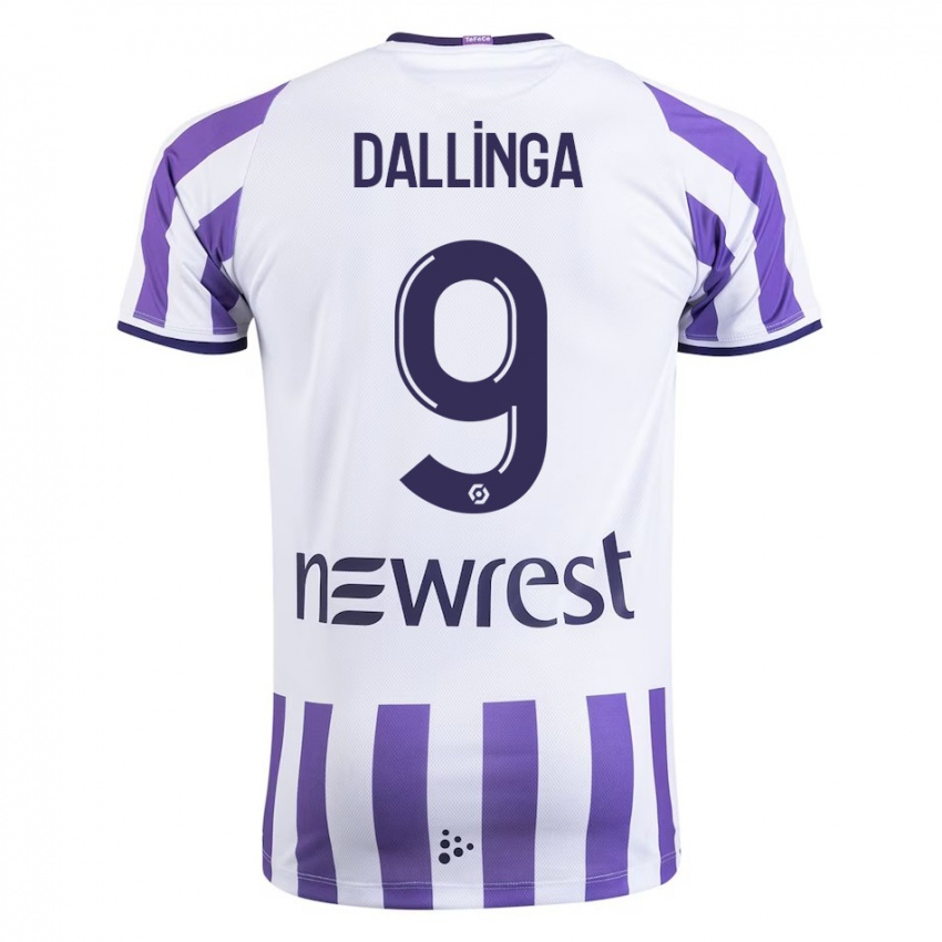 Heren Thijs Dallinga #9 Wit Thuisshirt Thuistenue 2023/24 T-Shirt