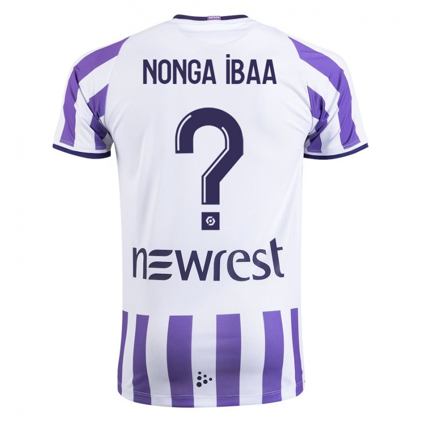 Heren Alou Nonga Ibaa #0 Wit Thuisshirt Thuistenue 2023/24 T-Shirt