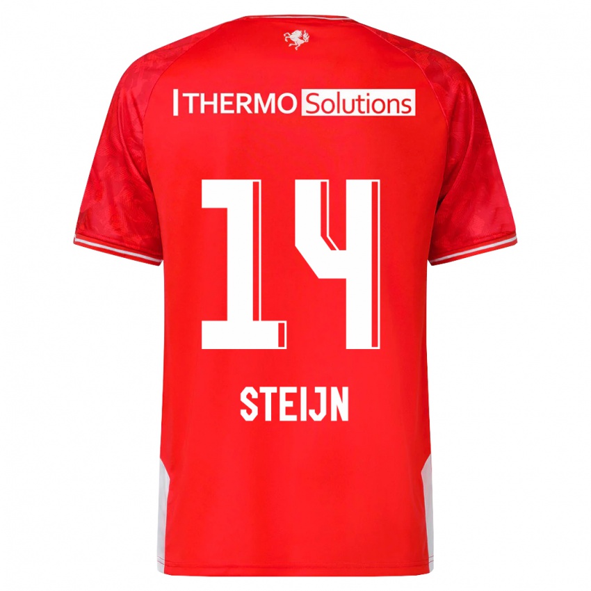 Heren Sem Steijn #14 Rood Thuisshirt Thuistenue 2023/24 T-Shirt