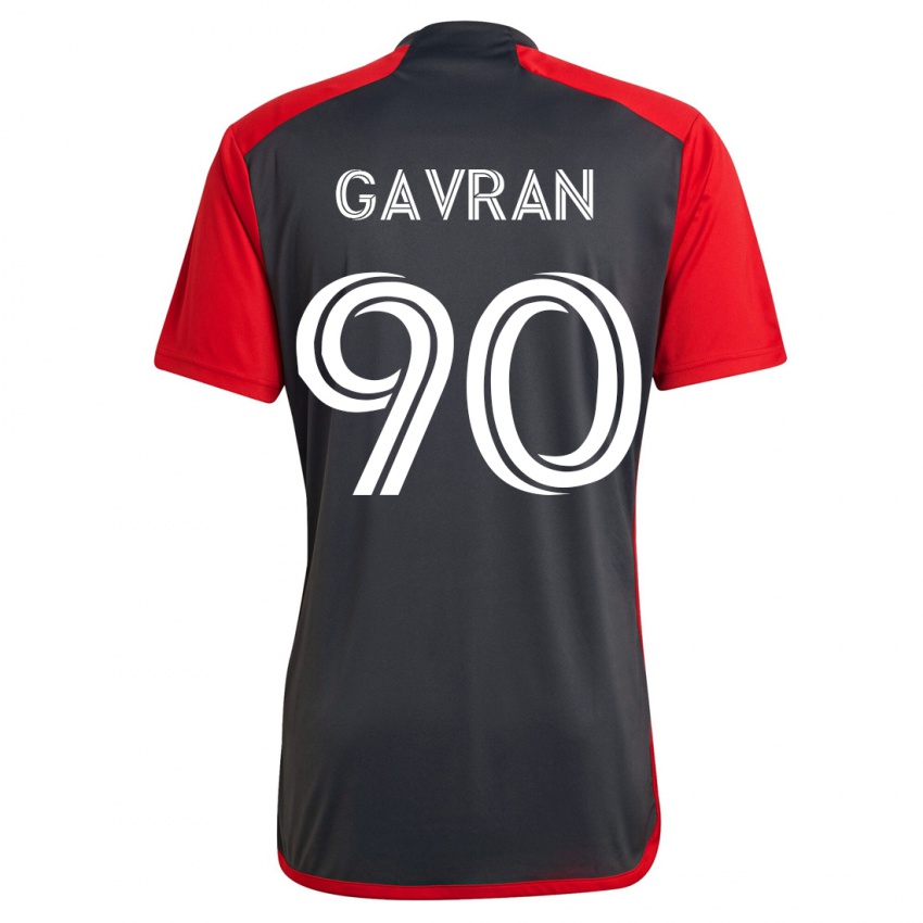 Heren Luka Gavran #90 Grijs Thuisshirt Thuistenue 2023/24 T-Shirt