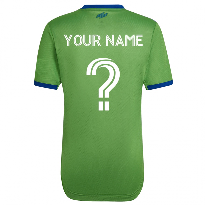 Heren Uw Naam #0 Groente Thuisshirt Thuistenue 2023/24 T-Shirt