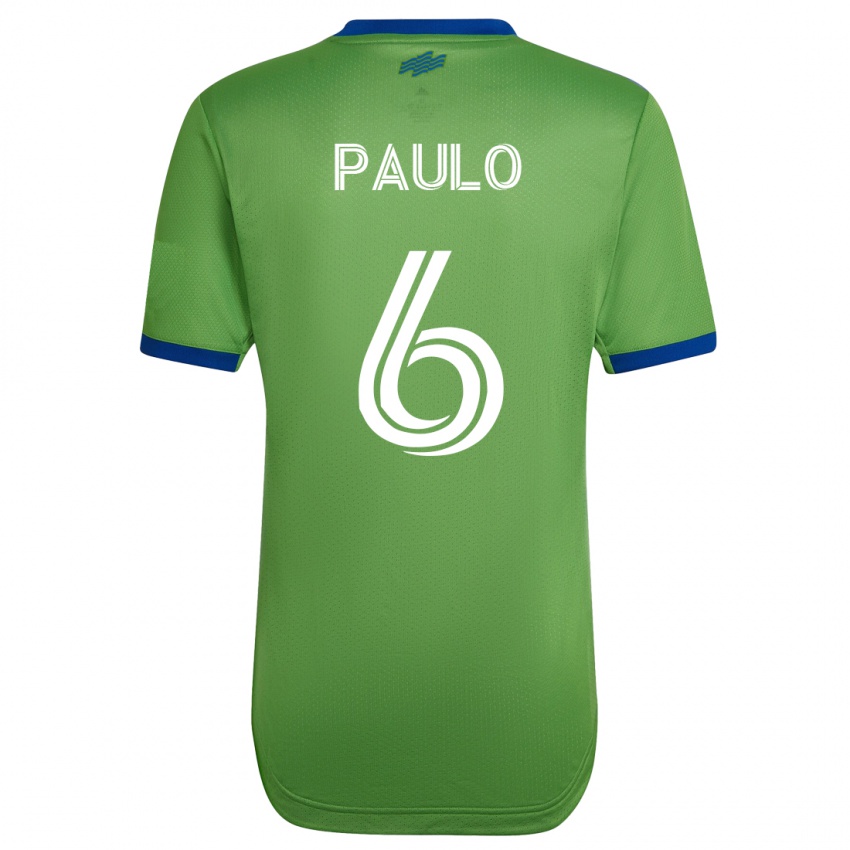 Heren João Paulo #6 Groente Thuisshirt Thuistenue 2023/24 T-Shirt