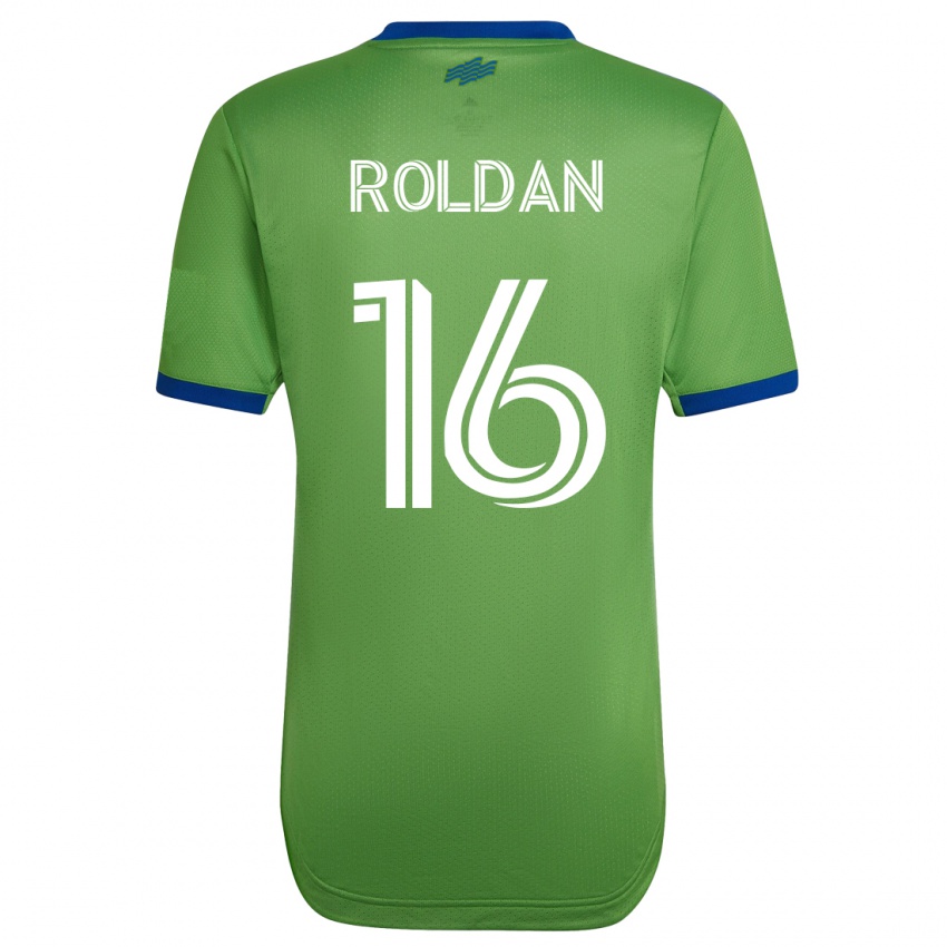 Heren Álex Roldán #16 Groente Thuisshirt Thuistenue 2023/24 T-Shirt