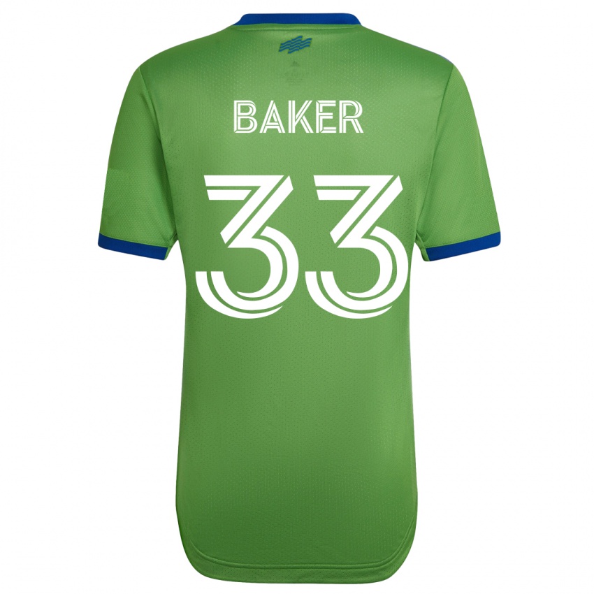 Heren Cody Baker #33 Groente Thuisshirt Thuistenue 2023/24 T-Shirt
