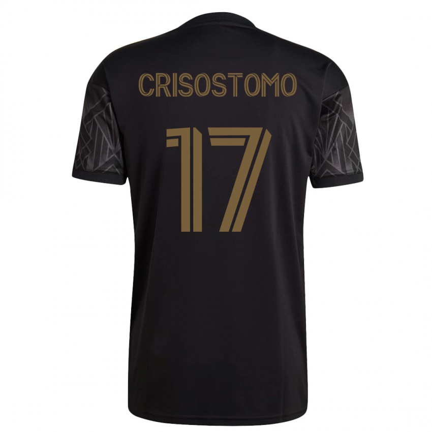 Heren Danny Crisostomo #17 Zwart Thuisshirt Thuistenue 2023/24 T-Shirt