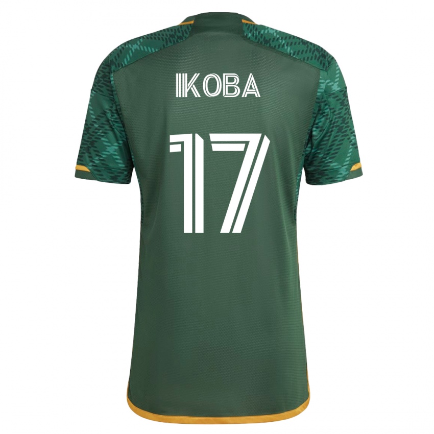 Heren Tega Ikoba #17 Groente Thuisshirt Thuistenue 2023/24 T-Shirt